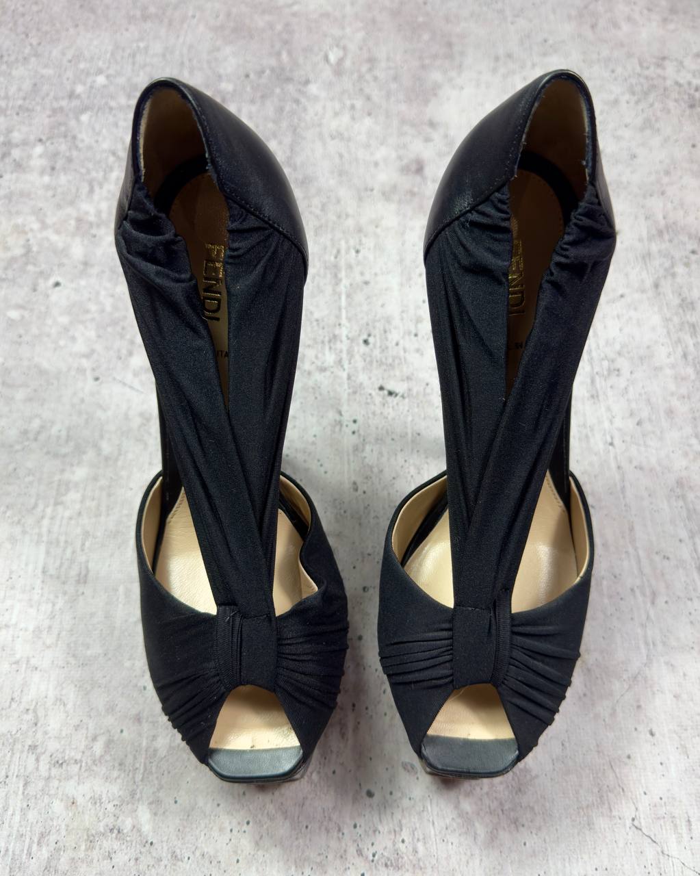 Fendi Cinderella Lucite Heels 40