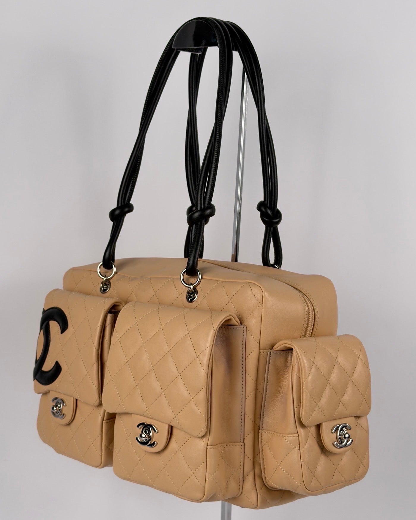 Chanel Cambon 2005 Multipocket Reporter Vintage Bag