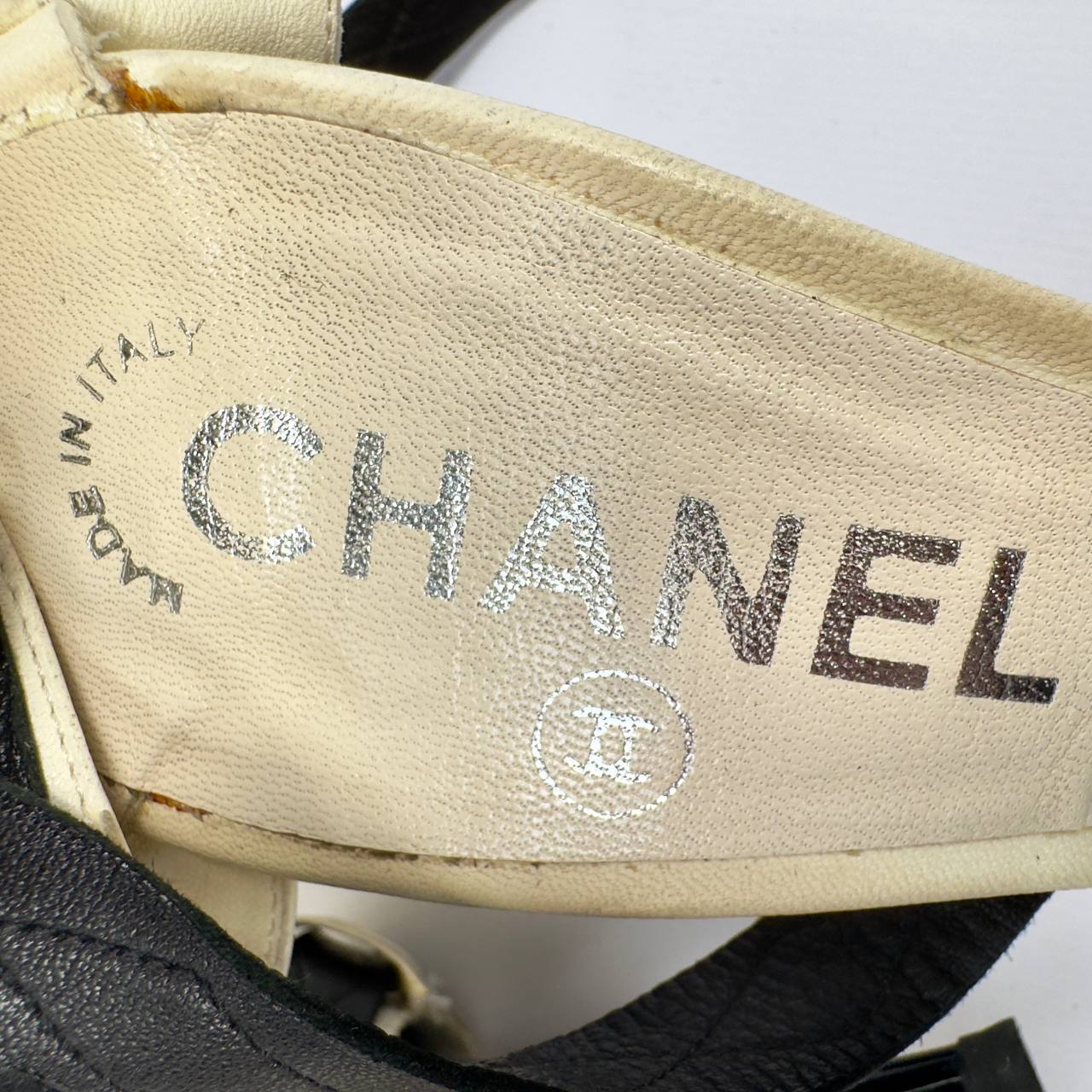 Chanel SS 2006 Runway Leather Heels — 38.5