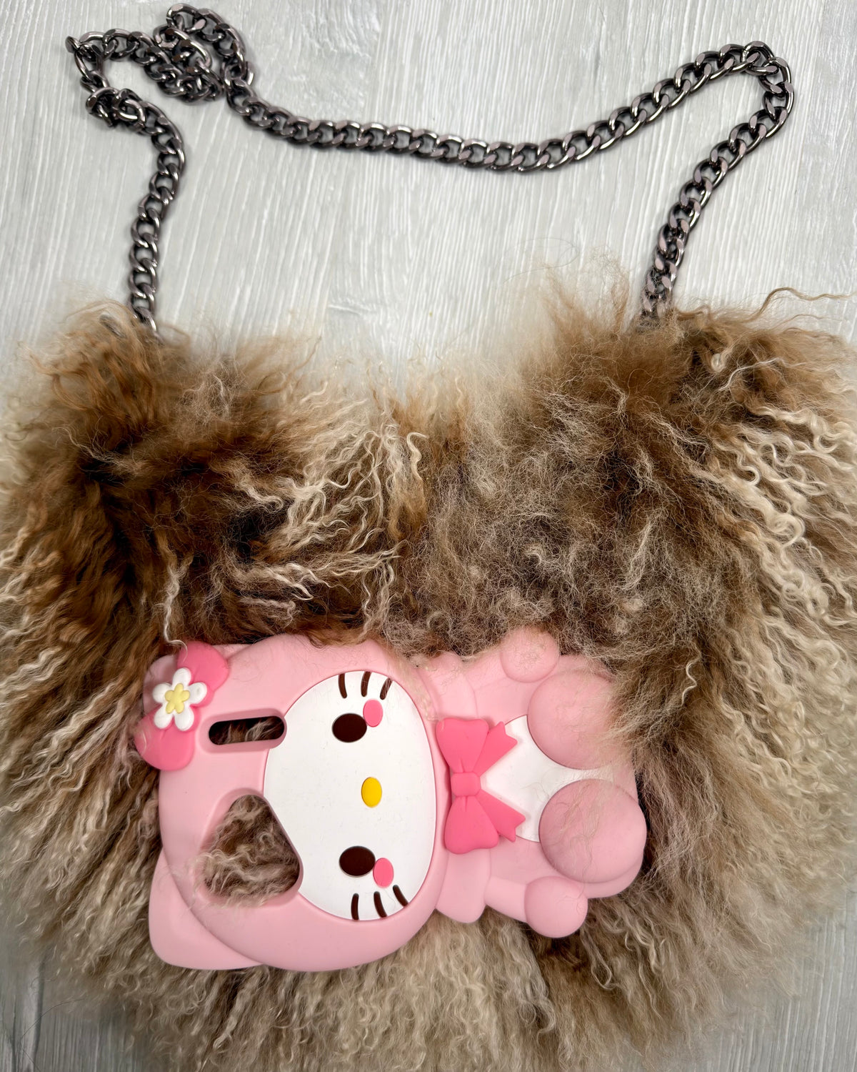 Vintage Llama Fur Bag