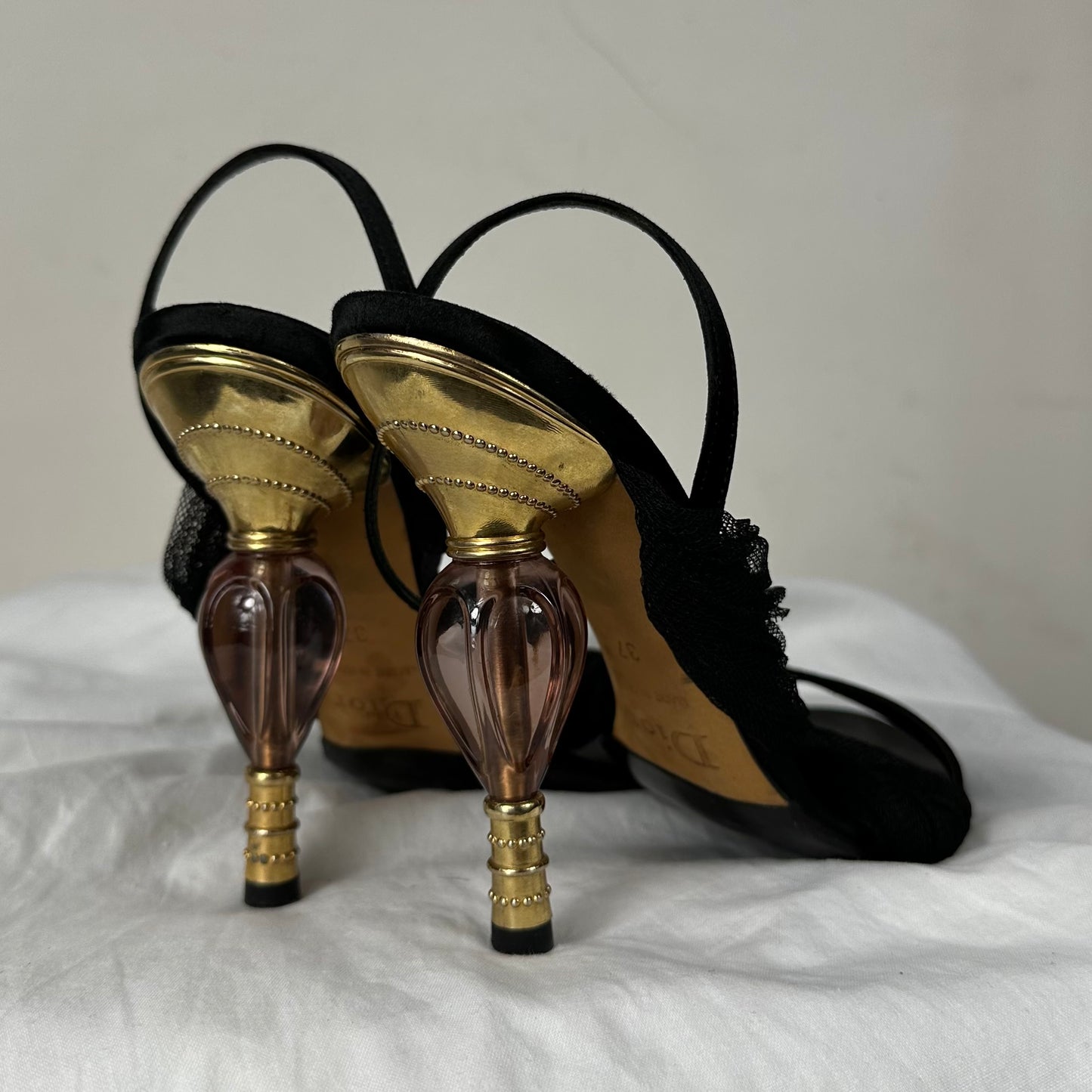 Dior 2000s Perfume Sculpted Heels 36/37