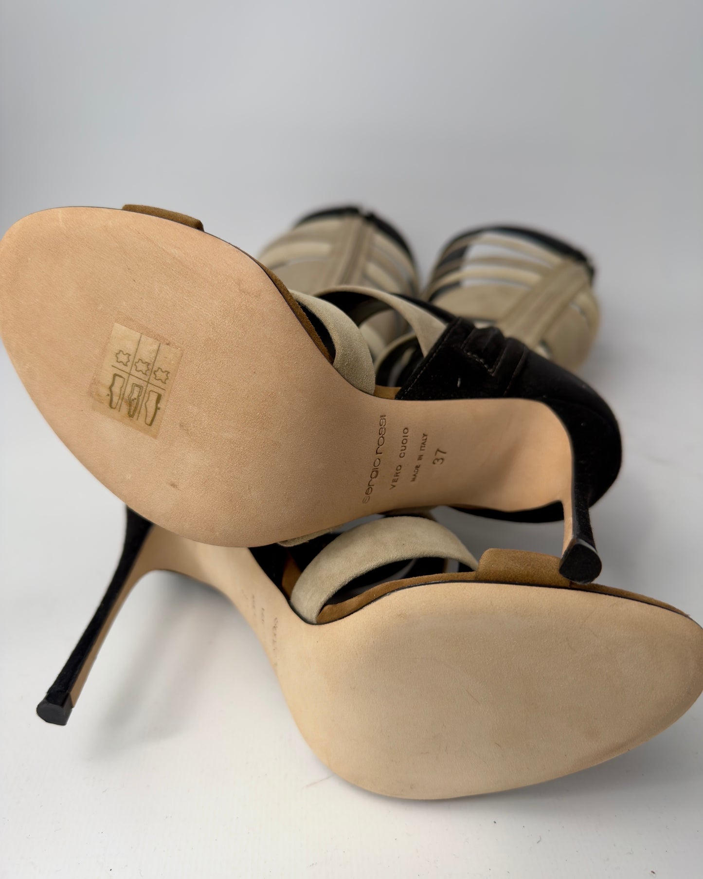 Sergio Rossi Gladiator Boots — 37