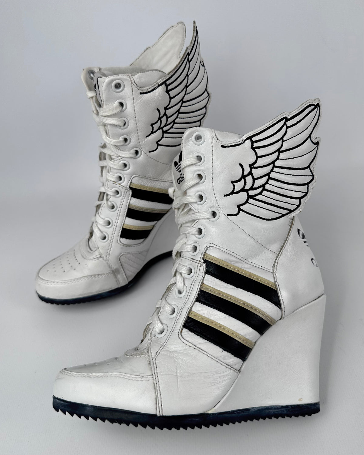 Adidas x Jeremy Scott Wing Wedge Boots — 36 US5