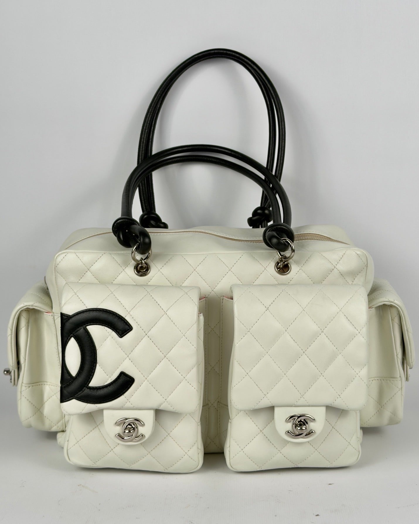 Chanel Cambon 2005 Multipocket Reporter Vintage Bag