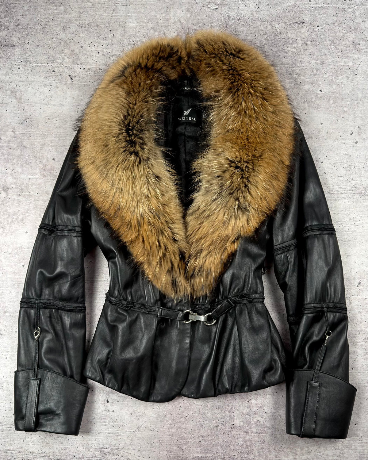 Vintage Leather Jacket — S/M