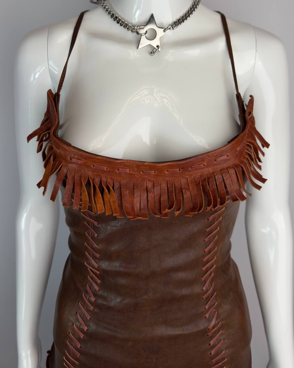 Dsquared2 S/S 2005 Runway Leather Dress