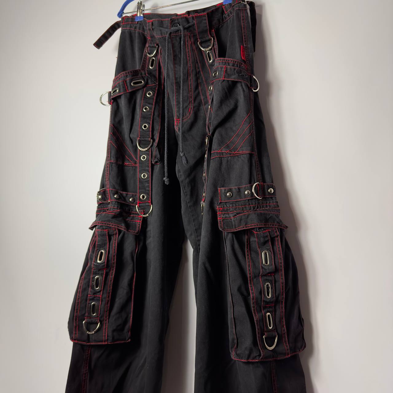 Vintage 1990s Tripp Nyc Daang Goodman Wide Leg Y2K Raver Pants