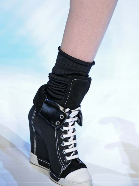 Dolce Gabbana Vintage Wedge Sneakers 38