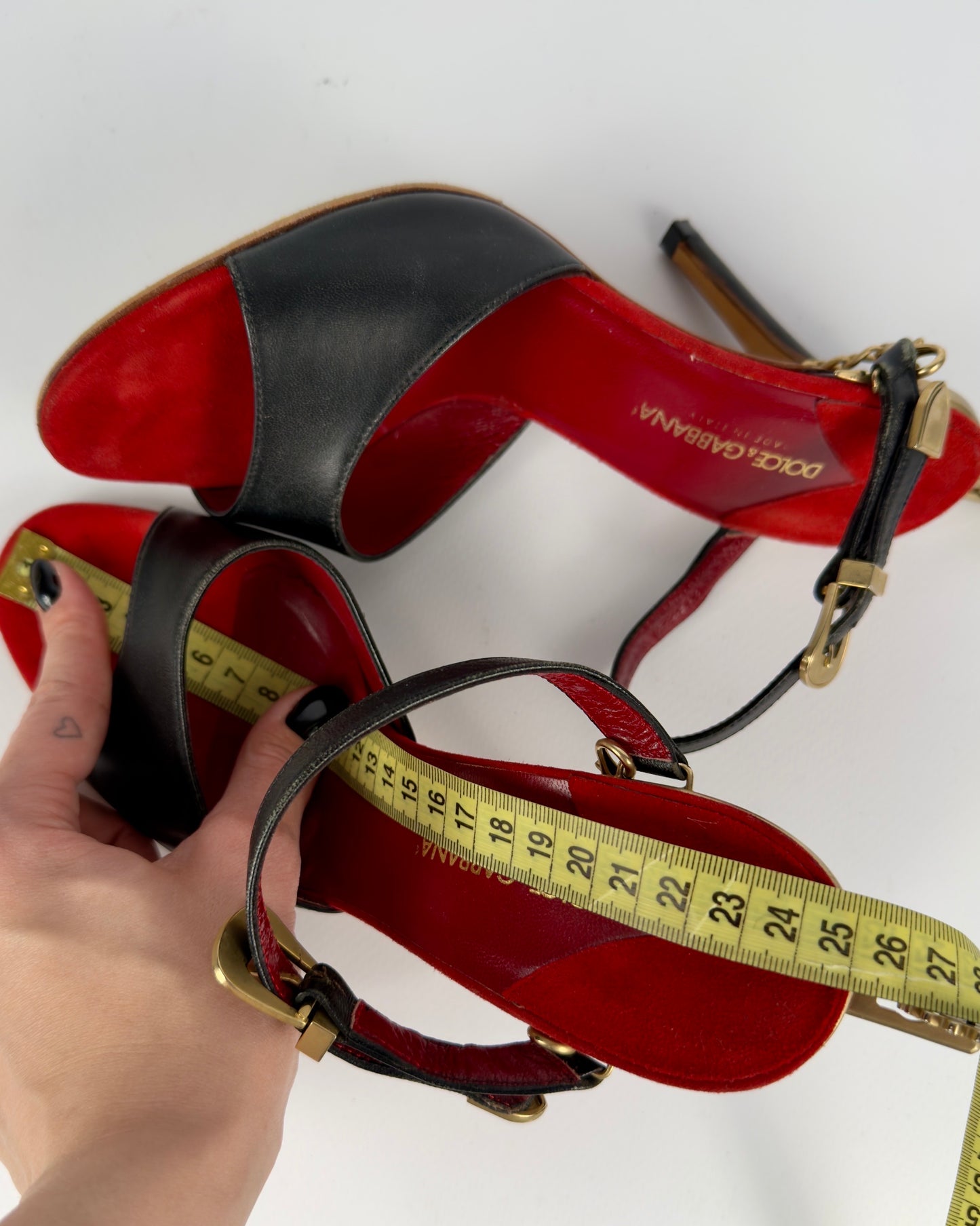 Dolce & Gabbana c.2004 Vintage Spur Heels — 37.5/38