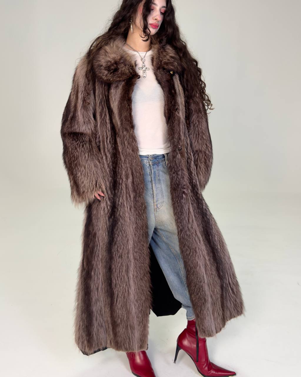 Vintage Long Fur Coat