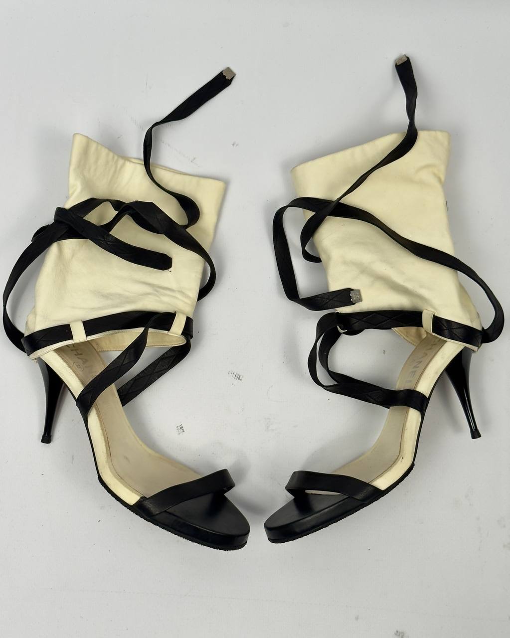 Chanel SS 2006 Runway Leather Heels — 38.5