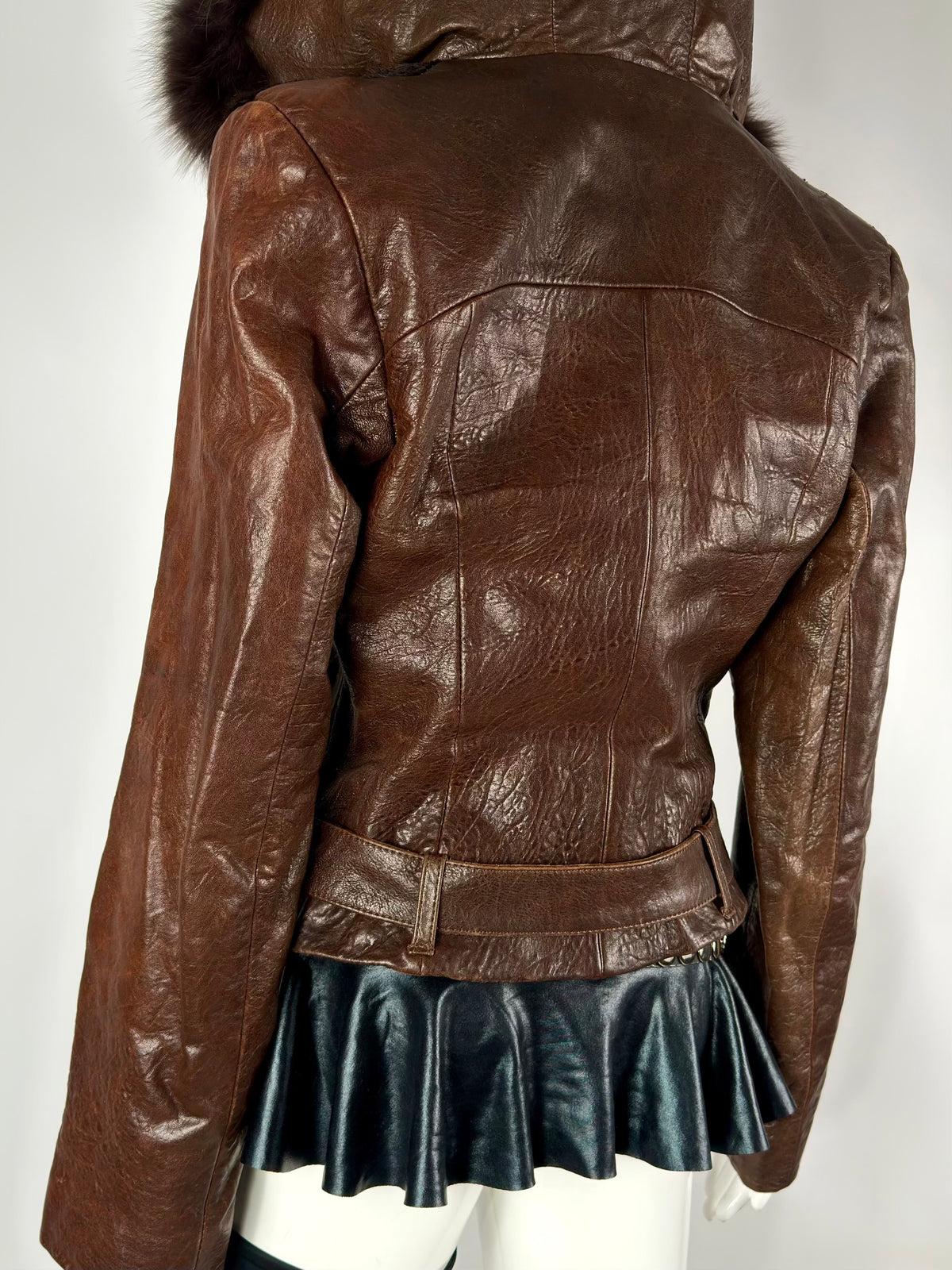 Vintage Pony Hair & Fur Leather Jacket — XS/M