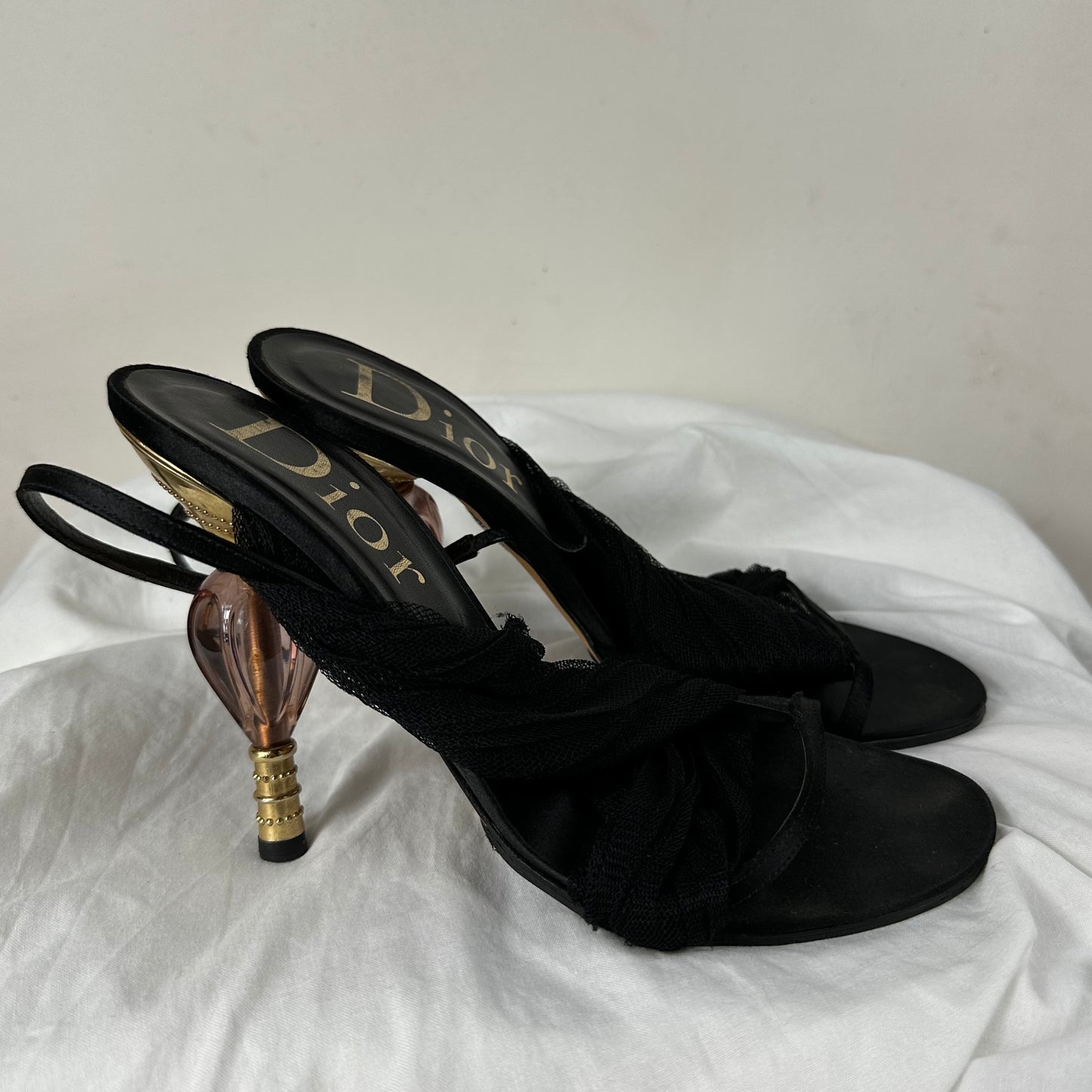 Dior 2000s Perfume Sculpted Heels 36/37