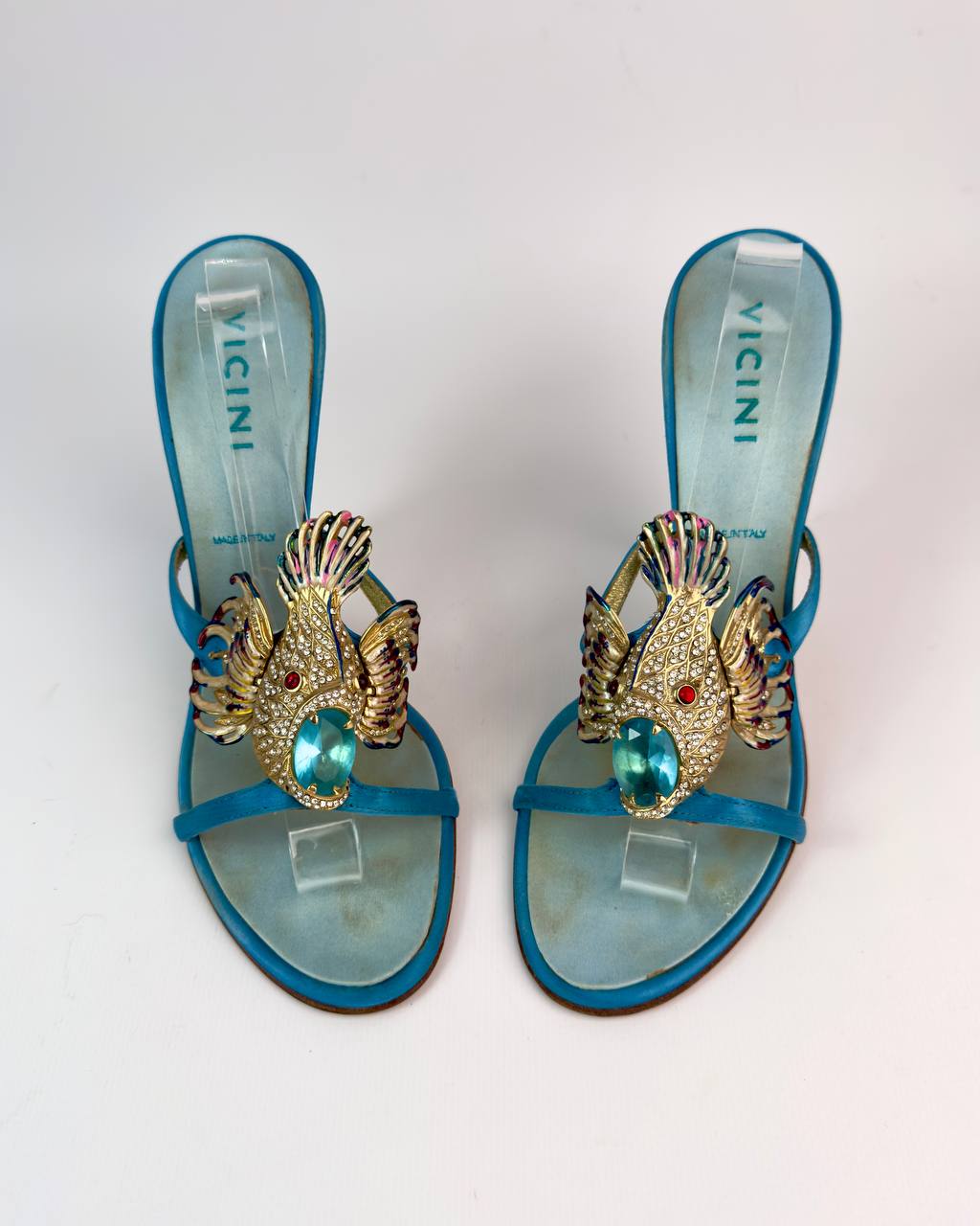 Vicini by Giuseppe Zanotti Lionfish Wedge Heels — 40/41