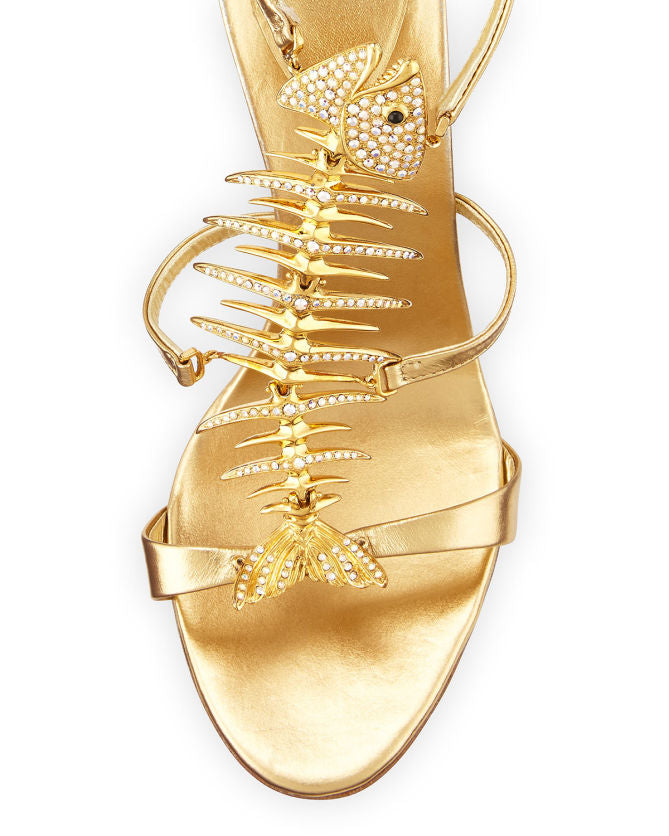 Giuseppe Zanotti Fishbone Heels — 40/41