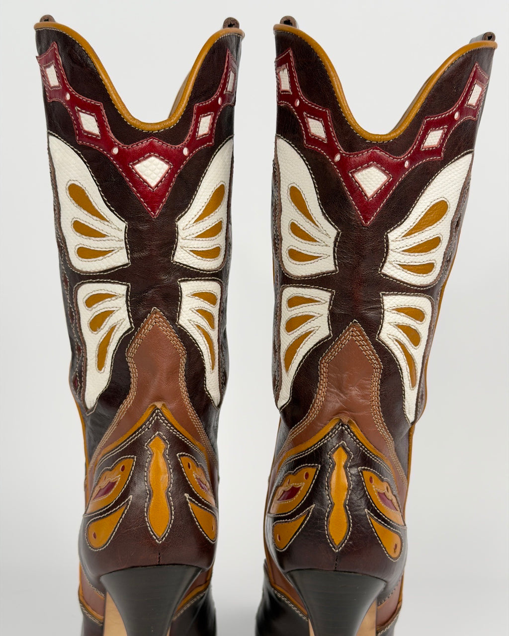 D&G SS04 Cowboy Butterfly Boots — 37