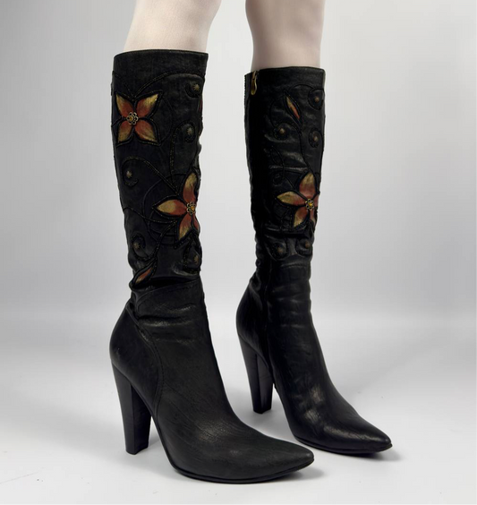 Vintage Leather Boots — 39/40