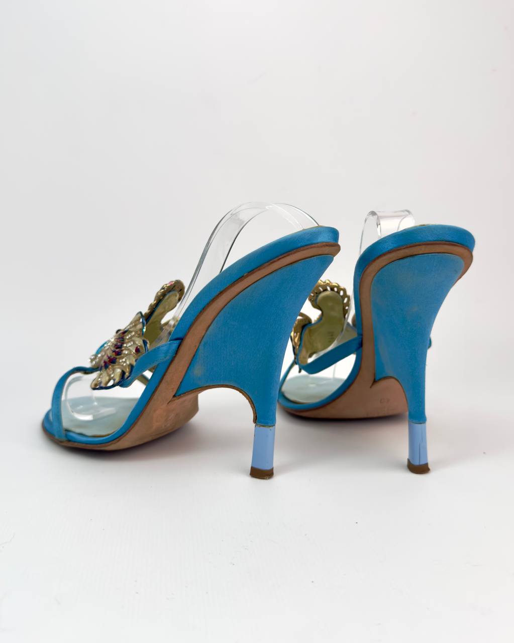 Vicini by Giuseppe Zanotti Lionfish Wedge Heels — 40/41