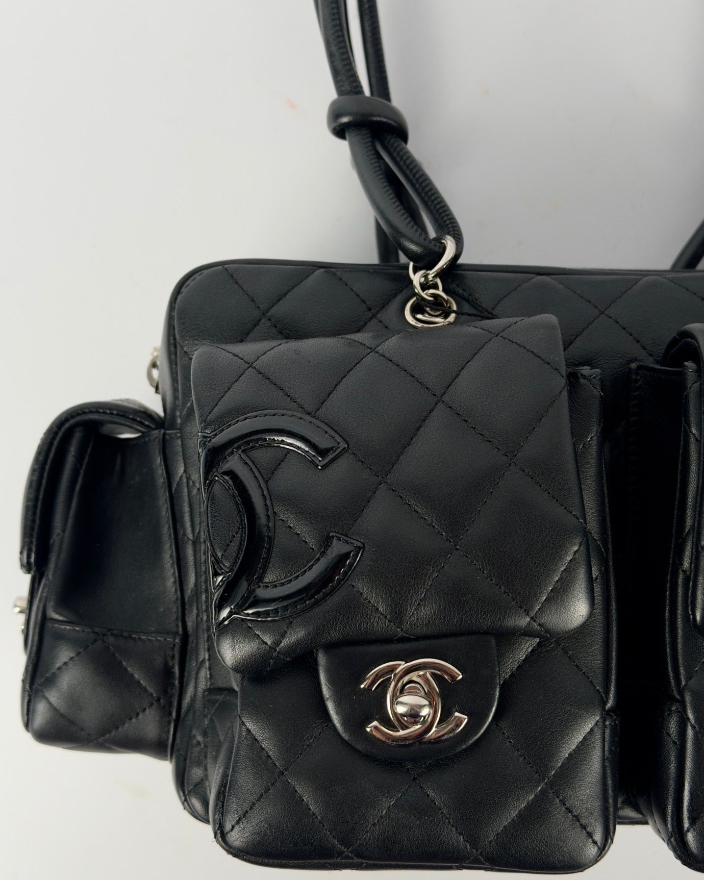 Chanel Cambon 2005 Multipocket Reporter Vintage Bag