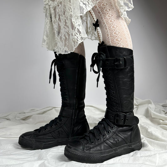Converse Vintage Buckle Leather Boots 37/37.5 EU