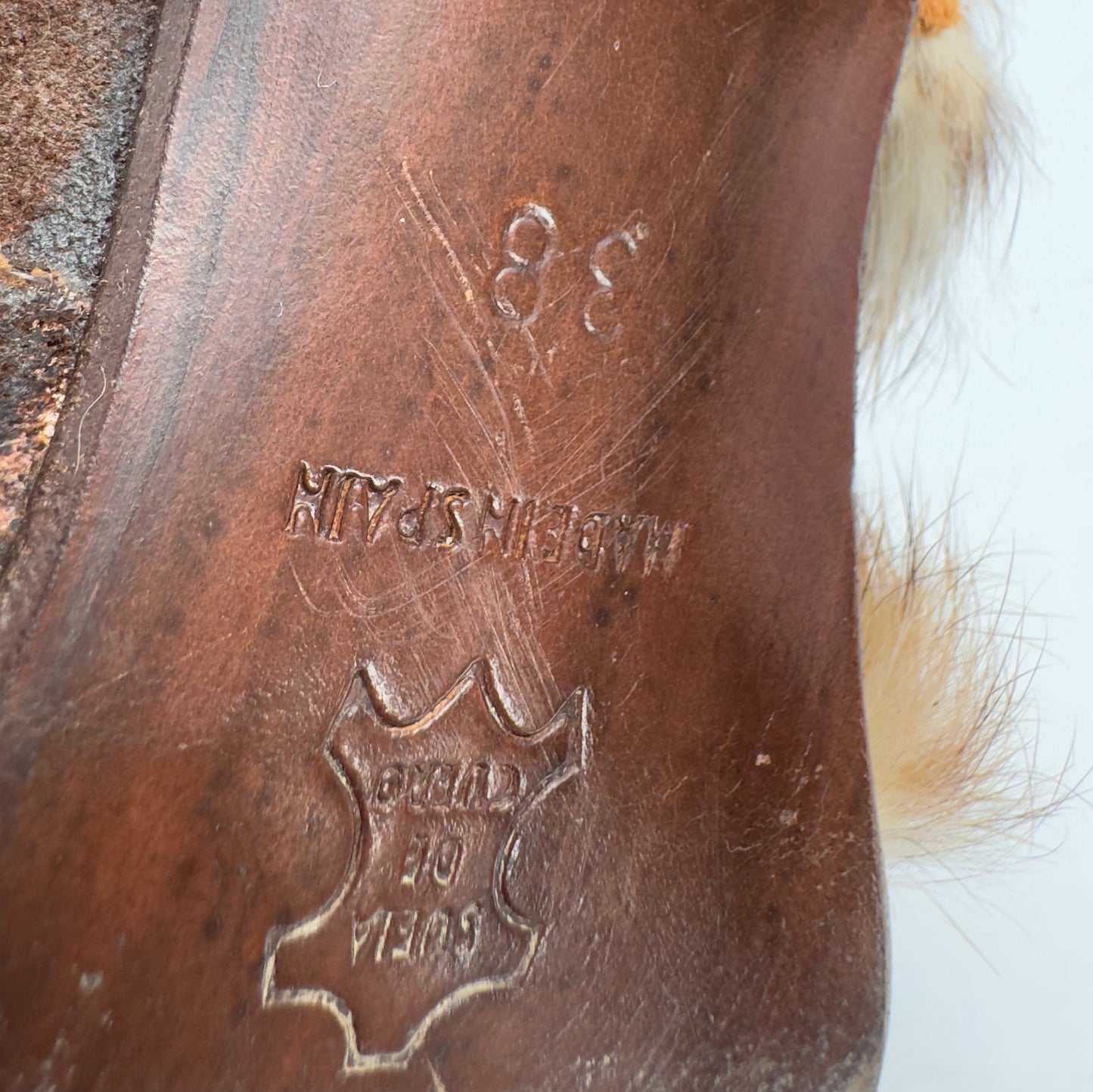 El Dante’s Couture Vintage Fur Boots — 38