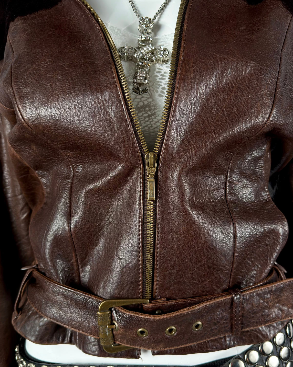 Vintage Pony Hair & Fur Leather Jacket — XS/M