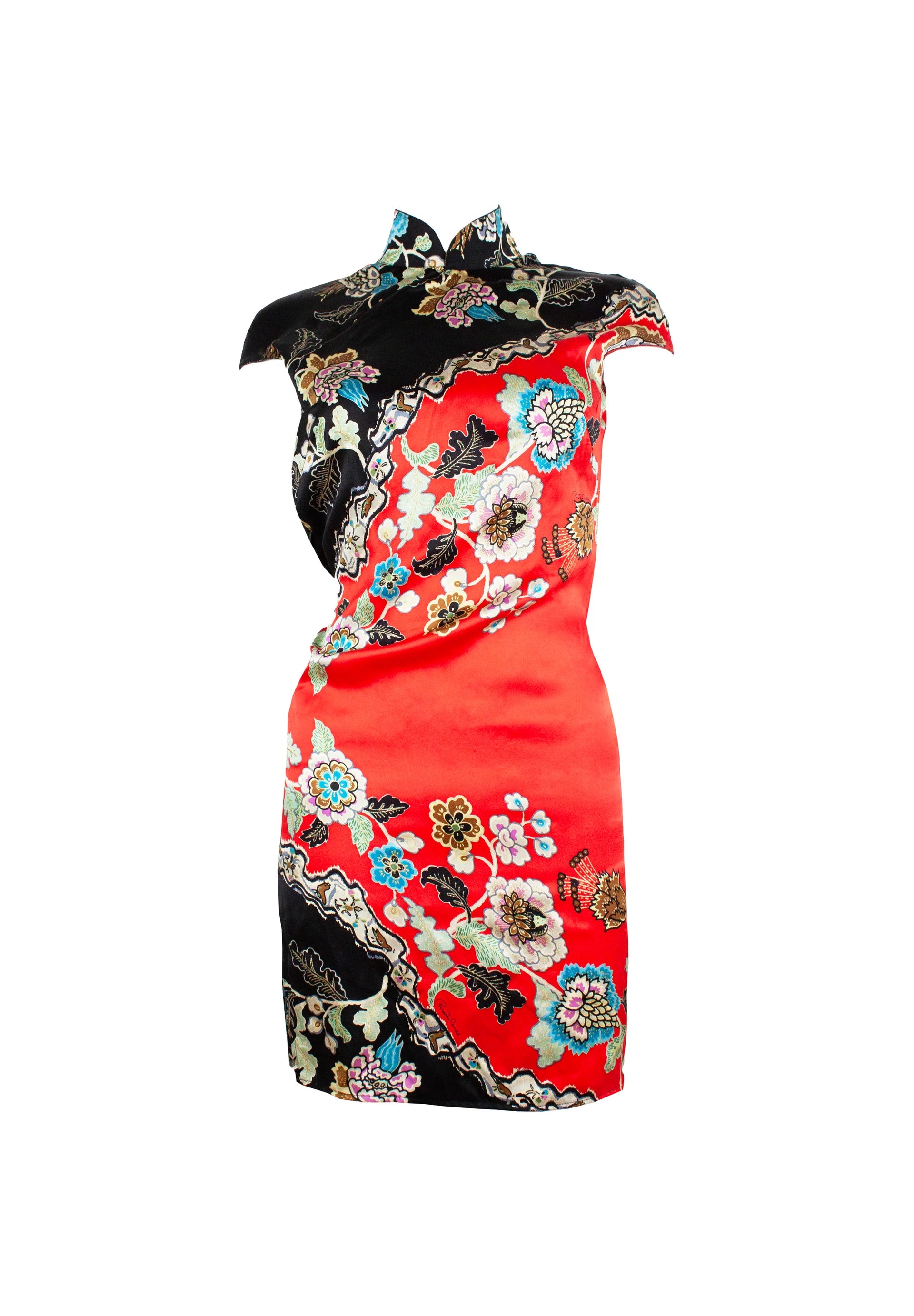 CLASS roberto cavalli 63,000円相当　シルクスカート Roberto Cavalli silk skirt adorned with a lion's head print