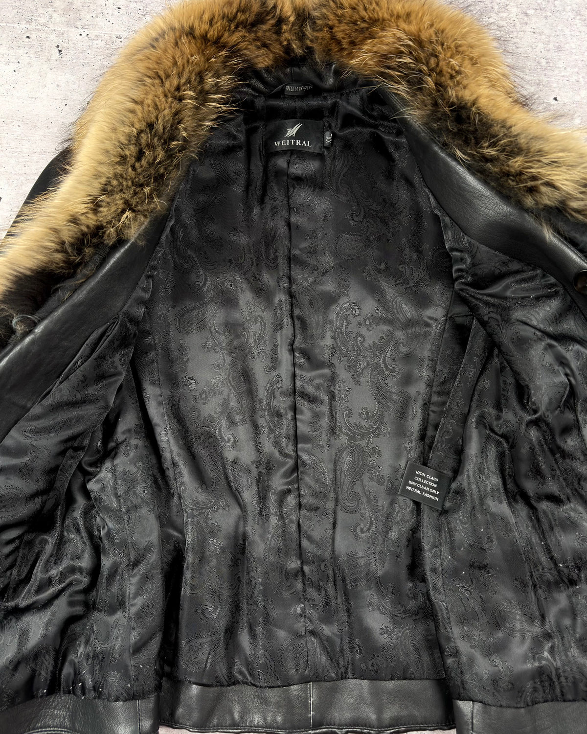 Vintage Leather Jacket — S/M