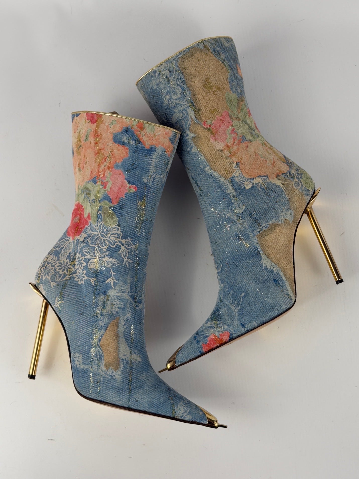 Hamlet Couture Suede Vintage Boots — 39
