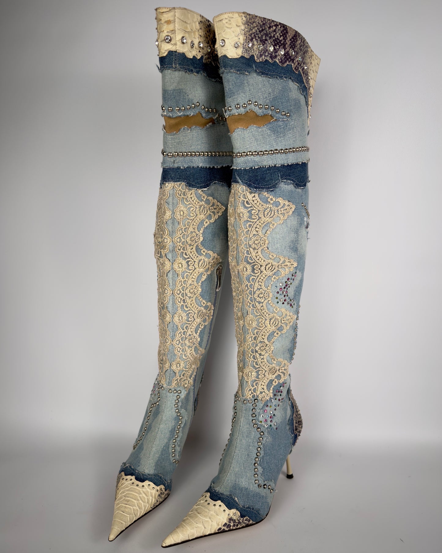 El Dante’s Couture Vintage Boots — 38