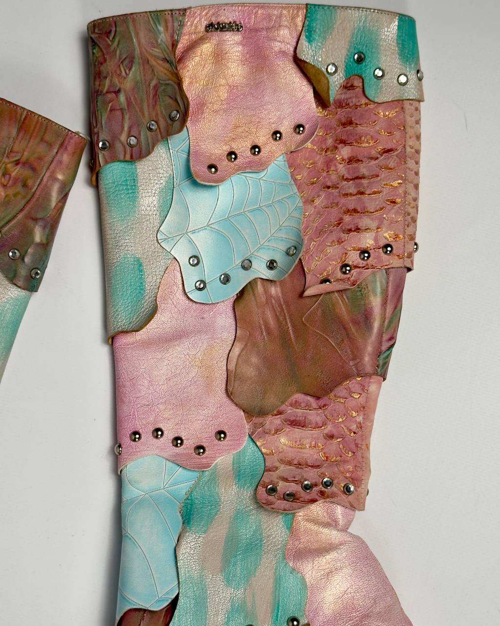 El Dantes Rare Vintage Exotic Leather Boots — 40/41