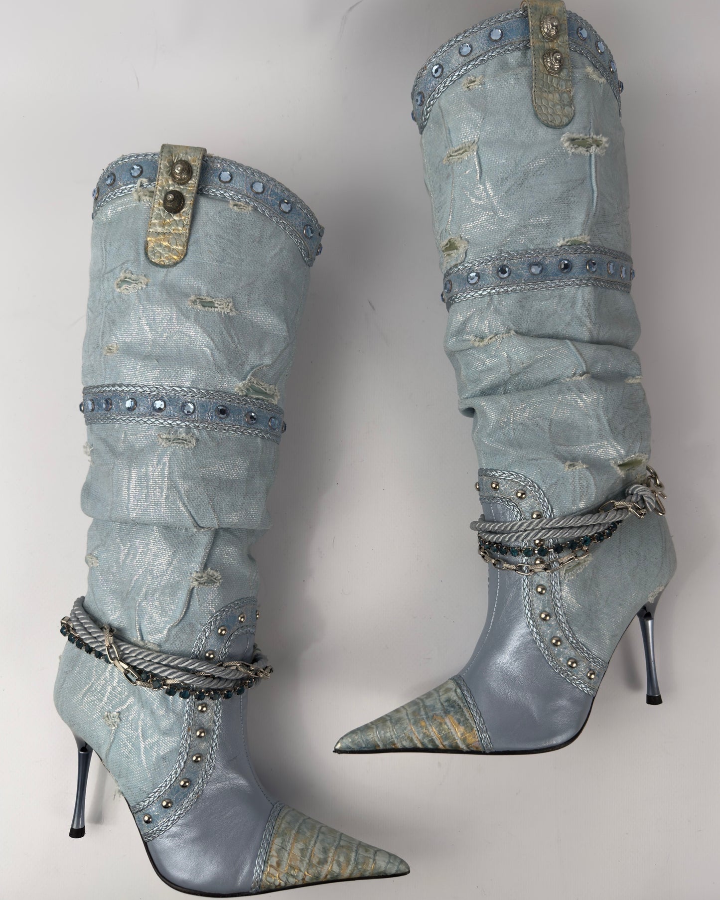 El Dante’s Couture Vintage Cowboy Boots — 36