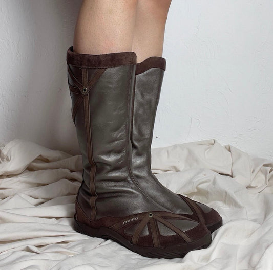 Diesel Vintage Magenta Boots