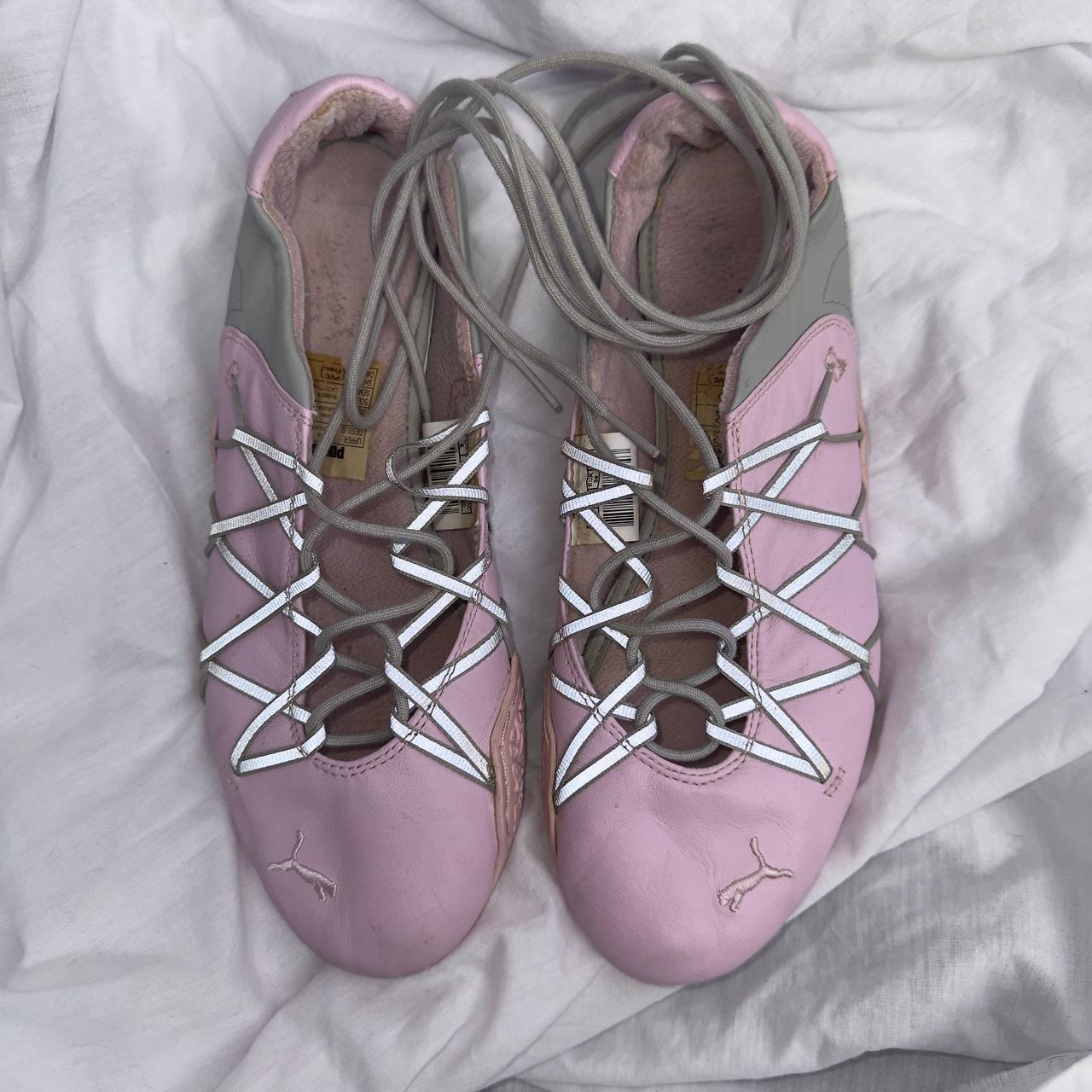 Puma Vintage Lace Up Ballet Flats — 39/39.5