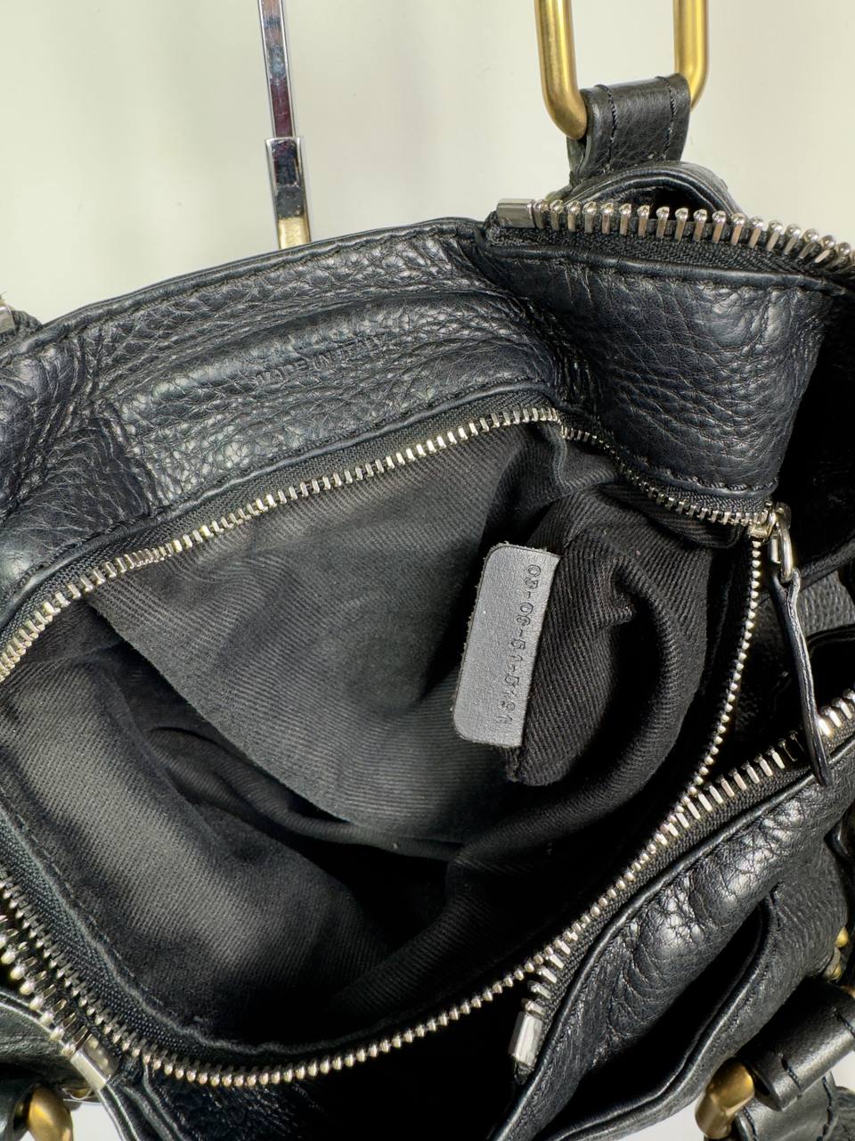 Chloe 2000s Paddington Lock Leather Bag