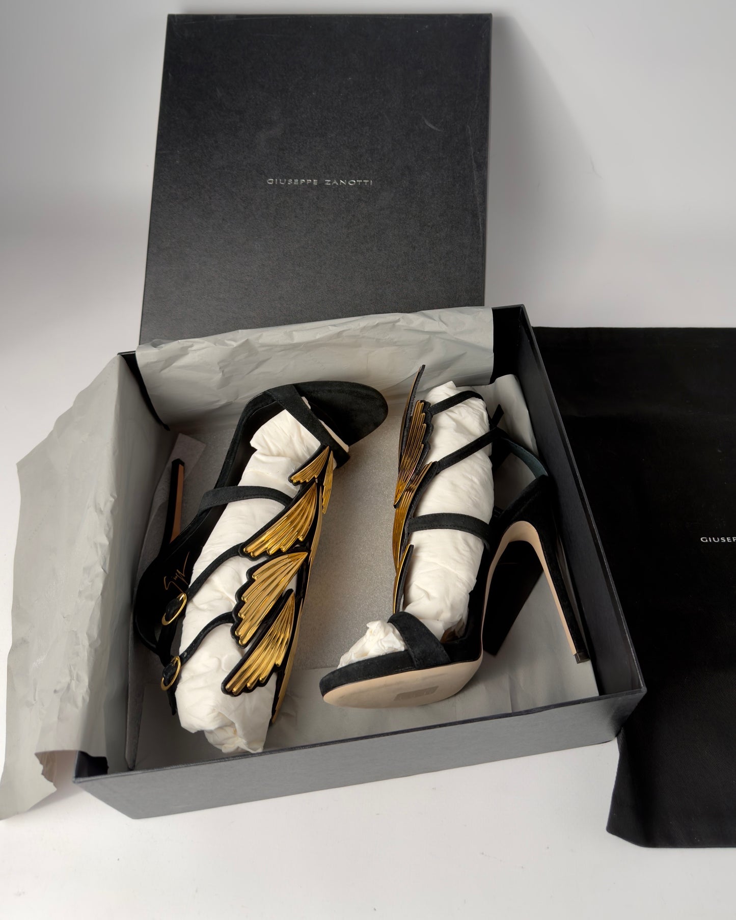 Giuseppe Zanotti Cruel Summer 2.0 Wing Alien Heels — 36 & 37 NWB