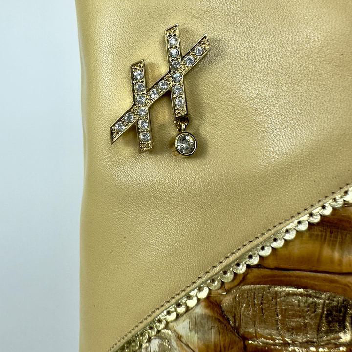 Hamlet Couture Italian Handmade Python Boots 36/37 FINAL SALE