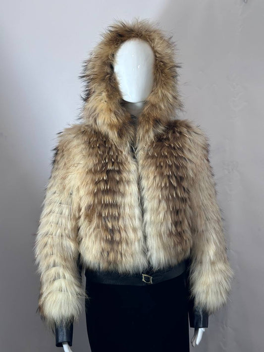 Vintage Fox Hooded Jacket