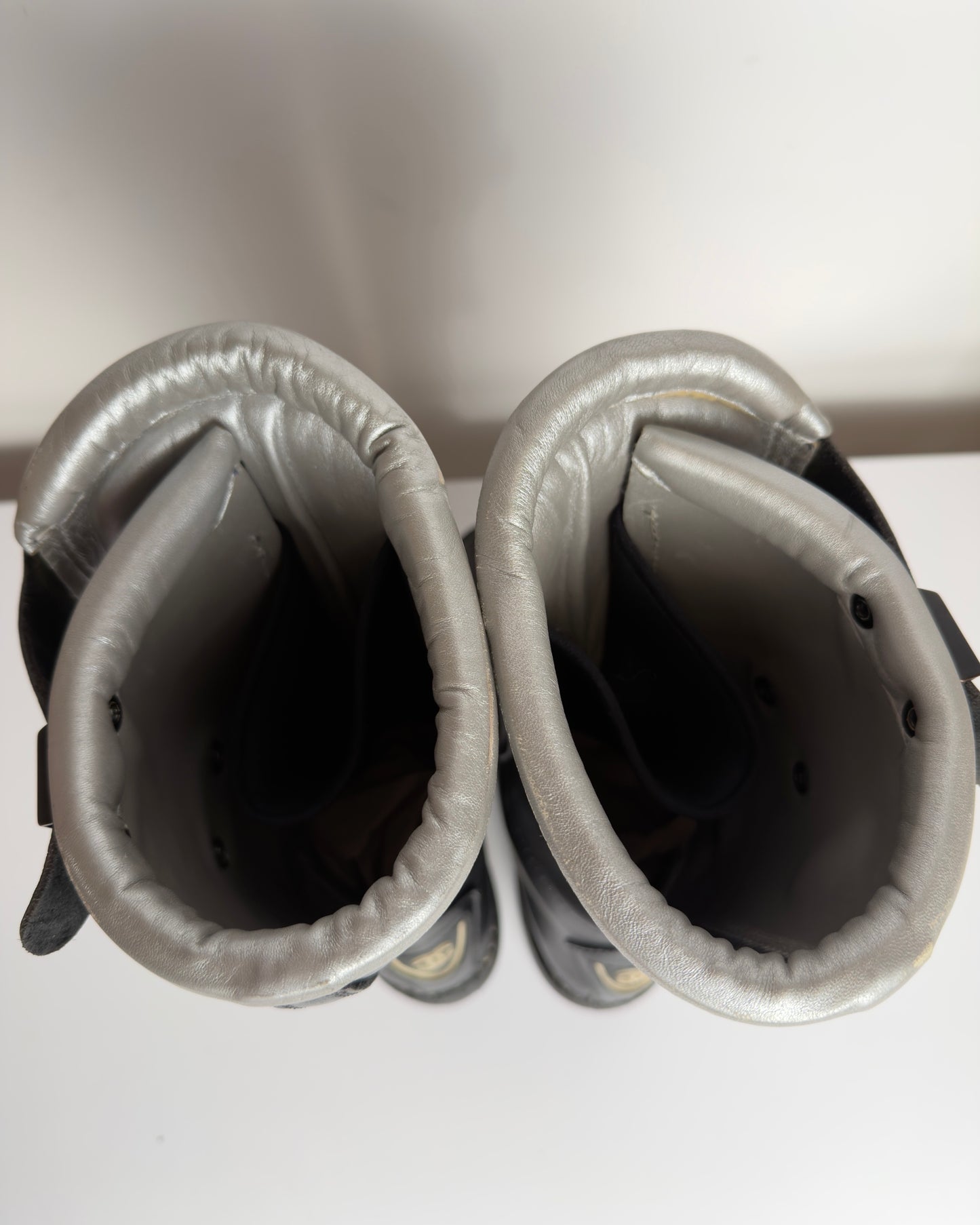 Chanel FW 2003 Moto Biker Boots — 37
