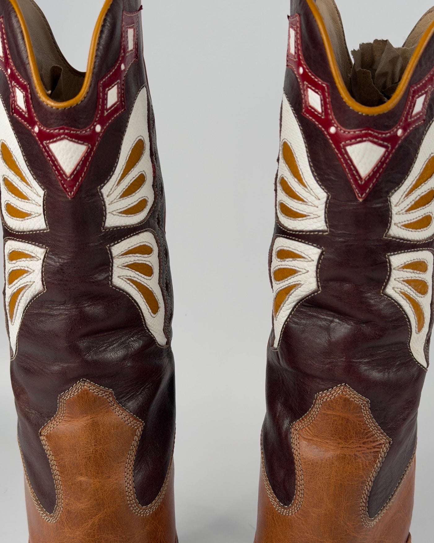 D&G SS 04 Cowboy Butterfly Boots — 36