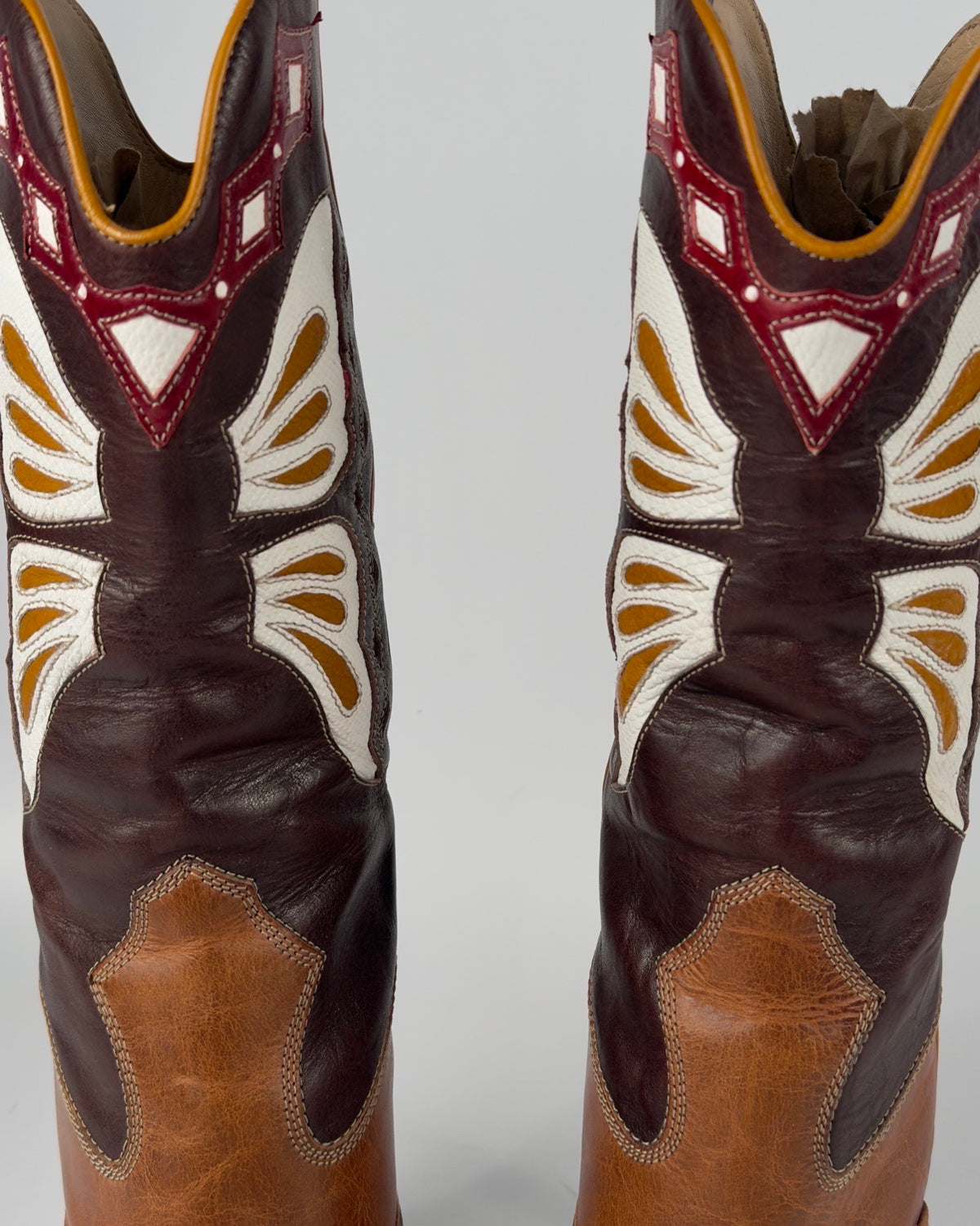 D&G SS 04 Cowboy Butterfly Boots — 38/39