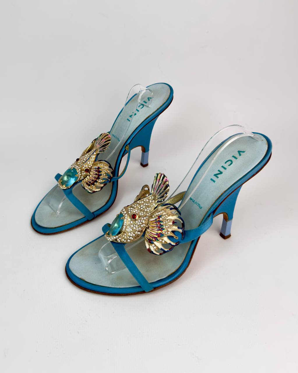 Vicini by Giuseppe Zanotti Lionfish Wedge Heels — 40/41