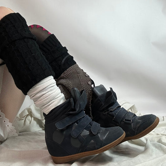 Vntg Wedge Sneakers 38