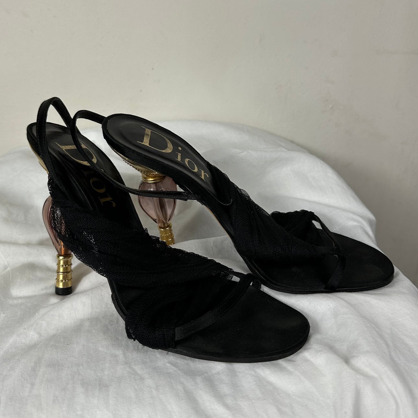 Dior 2000s Perfume Sculpted Heels 36/37