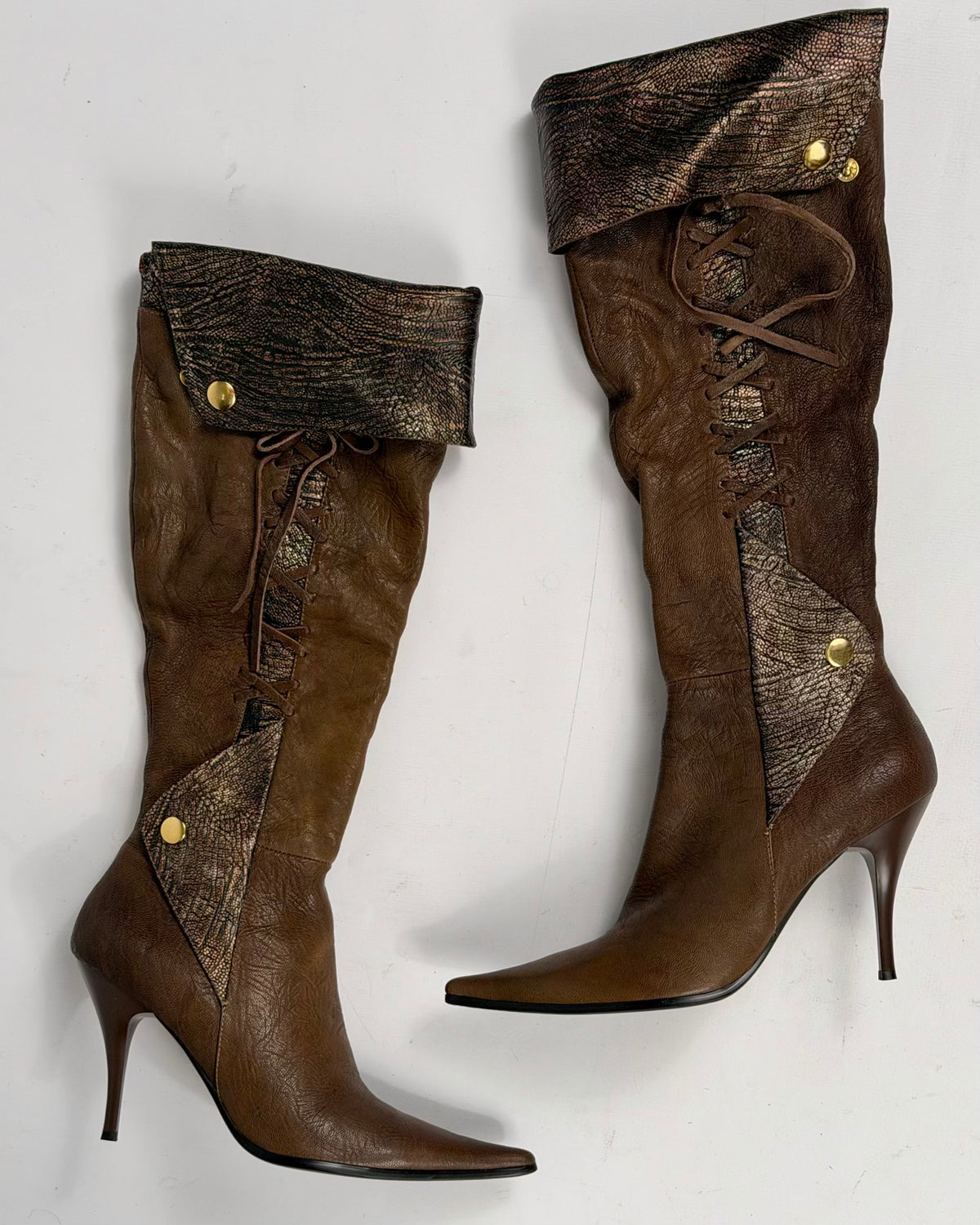 Vintage Leather Boots — 37, 38, 39