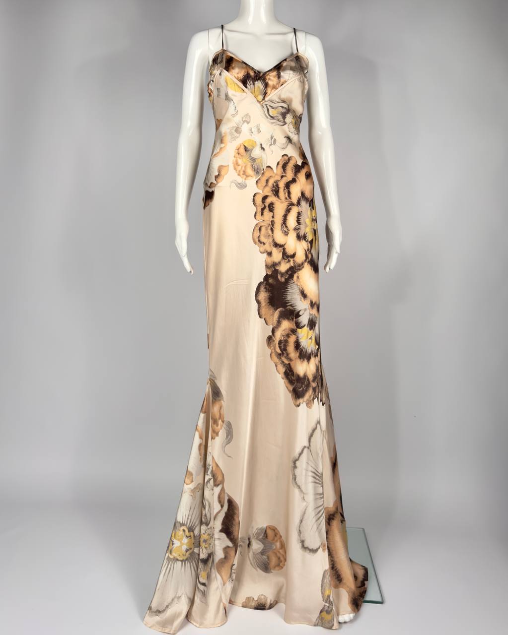 Roberto Cavalli S/S 2007 Silk Floral Gown