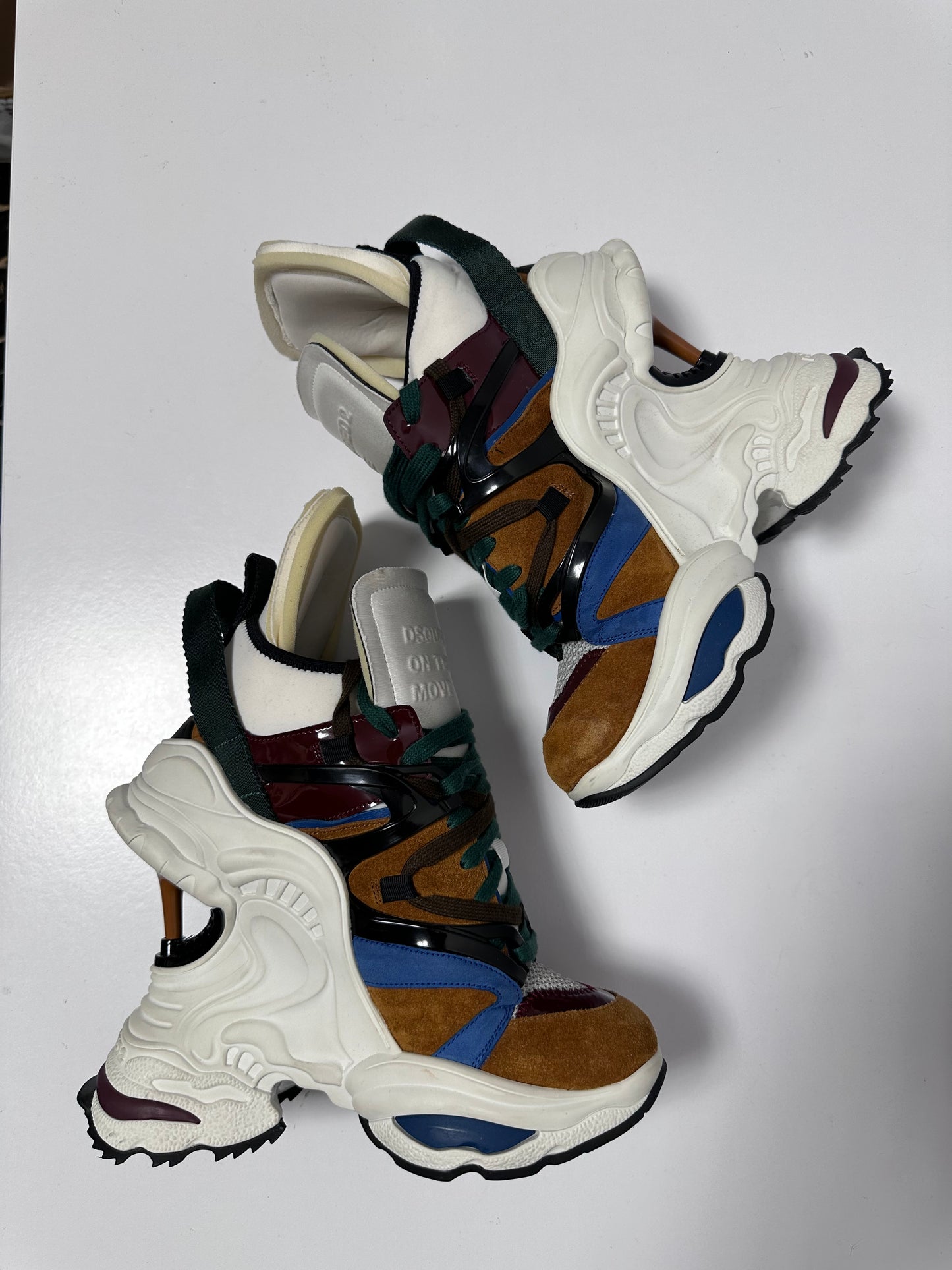Dsquared2 S/S 2019 The Giant Sneaker Heels — 39