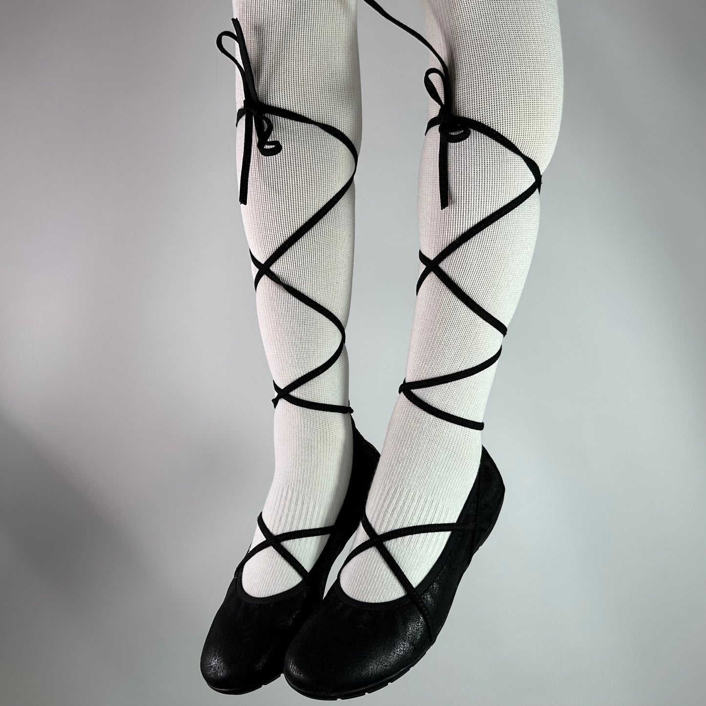 Vintage Catwalk Wrap Ballerina Flats