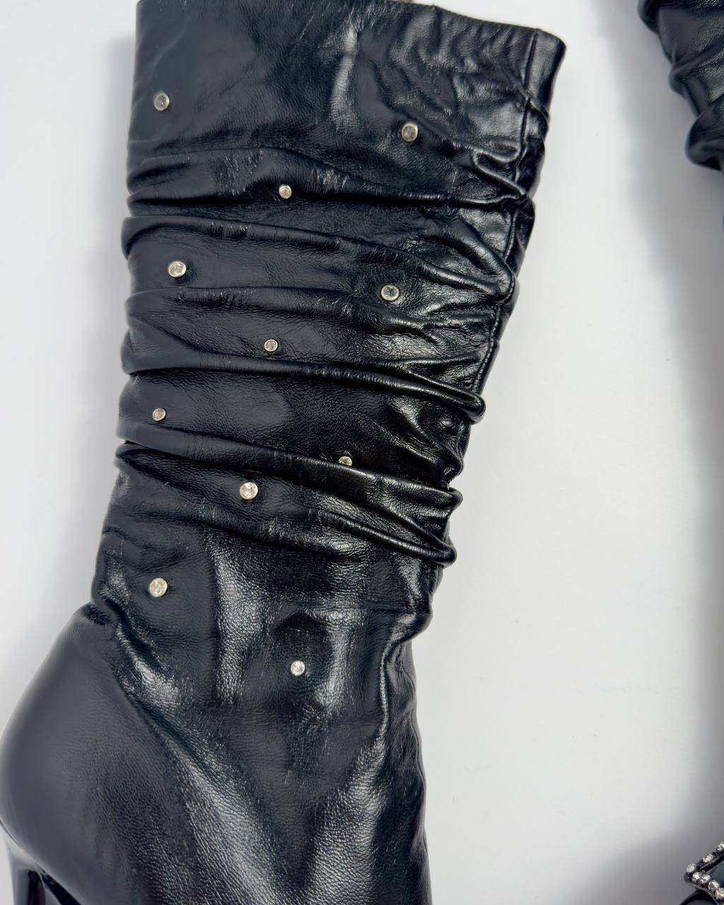 Vintage Italian Leather Boots — 37/38