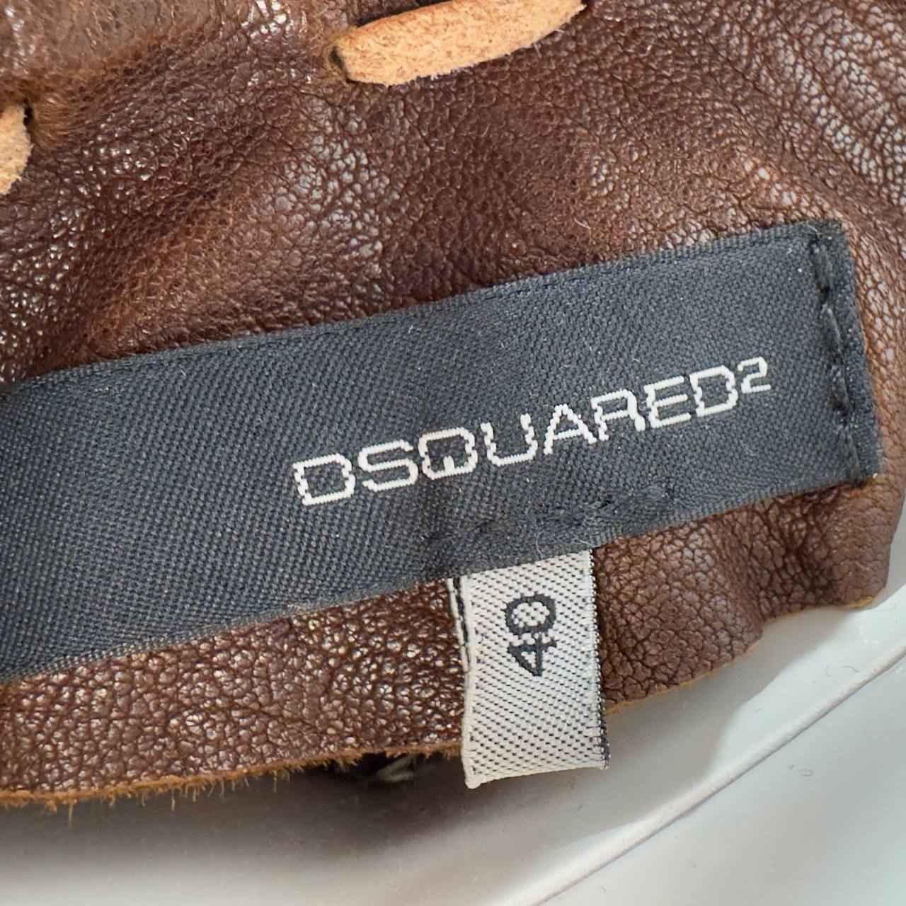 Dsquared2 S/S 2005 Runway Leather Dress